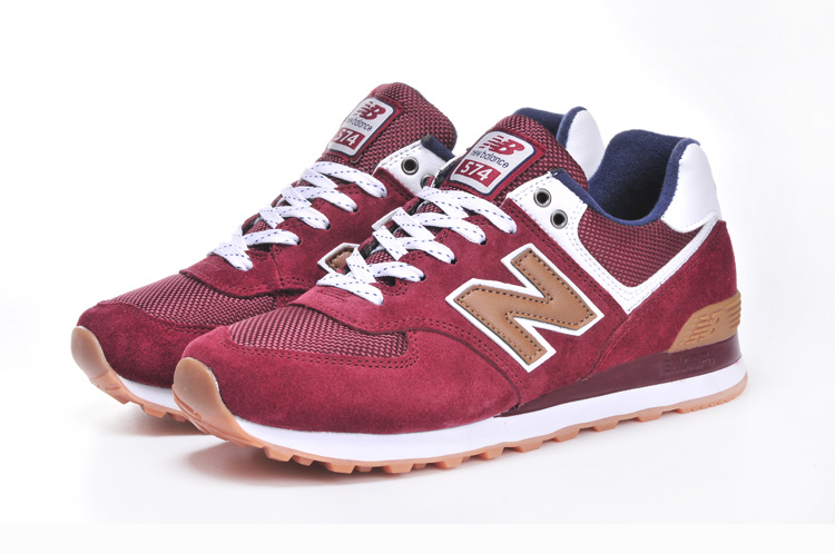 new balance 574 bordeaux homme